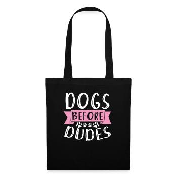Dogs Before Dudes Dog Owner Dog Owners - Tote Bag - black - Front