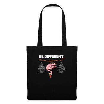 Be Different Flamingo Bat Santa Claus - Tote Bag - black - Front