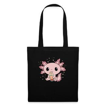 Axolotl Coffee Lover Pumpkin Spice Latte Axolotl - Tote Bag - black - Front