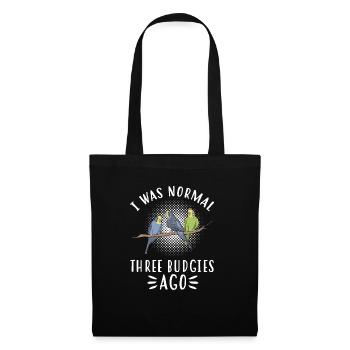 Budgerigar Parakeet Bird Pet Gift - Tote Bag - black - Front