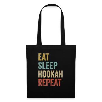 Eat Sleep Hookah Repeat Hookah - Tote Bag - black - Front