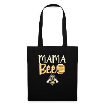 Mama Bee Imker Imkerin Honig Bauer Bienen - Stoffbeutel - Schwarz - Vorne