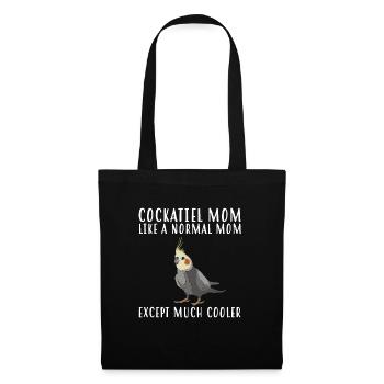 cockatiel cockatoo parrot bird gift - Tote Bag - black - Front