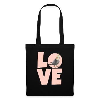 cockatiel cockatoo parrot bird gift - Tote Bag - black - Front