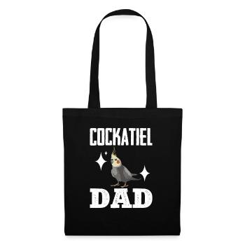 cockatiel cockatoo parrot bird gift - Tote Bag - black - Front