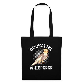 cockatiel cockatoo parrot bird gift - Tote Bag - black - Front