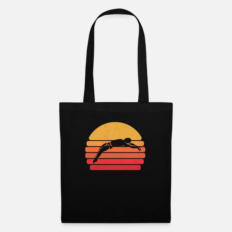 Turmspringen Turmspringer - Stoffbeutel - Schwarz