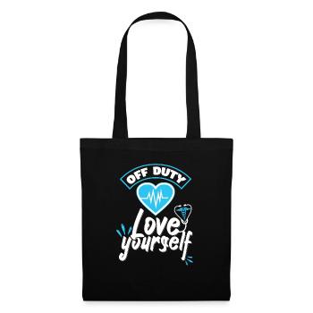 Off Duty Love Yourself - Tote Bag - black - Front