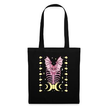 Nu Goth Japanische ästhetische okkulte Hexerei Hexe - Stoffbeutel - Schwarz - Vorne