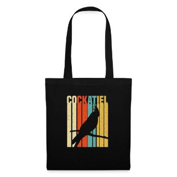 cockatiel cockatoo parrot bird gift - Tote Bag - black - Front