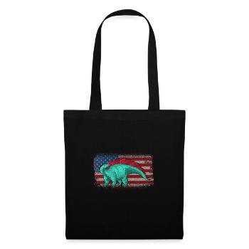 Wuerhosaurus Dinosaur Children Dino Gift - Tote Bag - black - Front