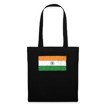India Republic Day Hindustani Indian Flag - Tote Bag - black - Front