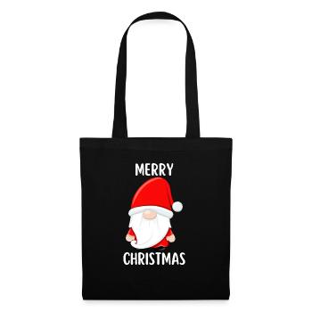 Joyeux Noël Drôle de Chemise de Noël - Sac en tissu - noir - Devant