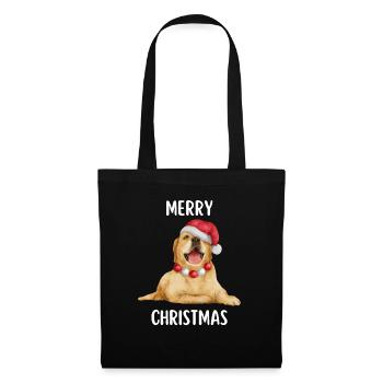 Joyeux Noël Drôle de Chemise de Noël - Sac en tissu - noir - Devant