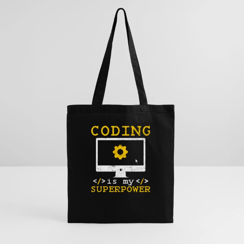 Coding Is My Superpower Software Programmer Coder Stoffbeutel