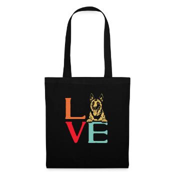 Malinois Belgian Shepherd Mechelaar Dog - Tote Bag - black - Front