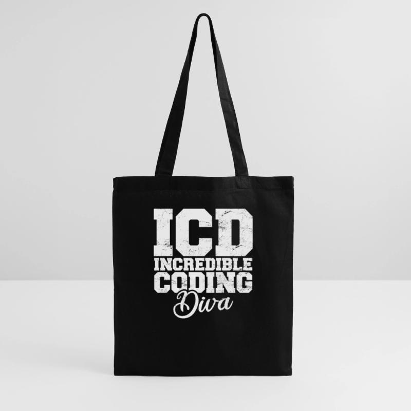 Funny Medical Coder Billing Incredible Coding Diva Stoffbeutel