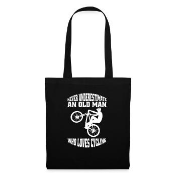 Bicycle Cycling Cycling Mountain biking - Tote Bag - black - Front