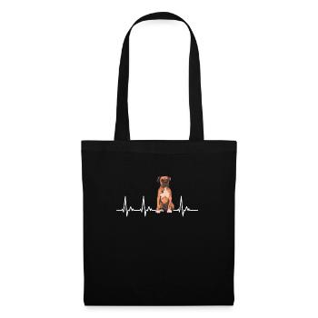 Propriétaire de chien boxeur allemand - Sac en tissu - noir - Devant