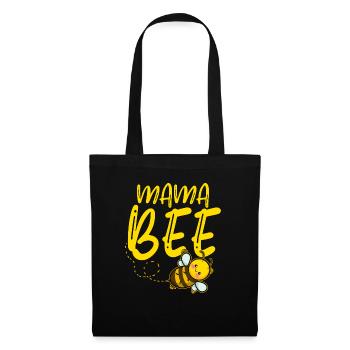 Mama Bee Imker Imkerin Honig Bauer Bienen - Stoffbeutel - Schwarz - Vorne