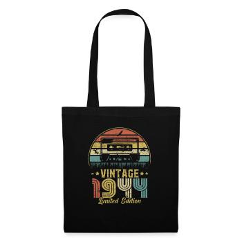 Cassette vintage 1944 - Sac en tissu - noir - Devant
