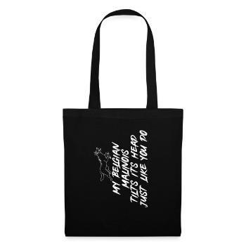 Malinois Belgian Shepherd Mechelaar Dog - Tote Bag - black - Front