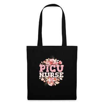 Groovy PICU Nurse Pediatric Intensive Care Unit Pe - Tote Bag - black - Front