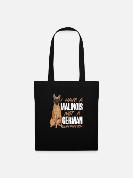 Malinois Belgischer Schäferhund Mechelaar Hund - Stoffbeutel - Schwarz