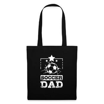 Fathers day Daddy Soccer Dad - Tote Bag - black - Front