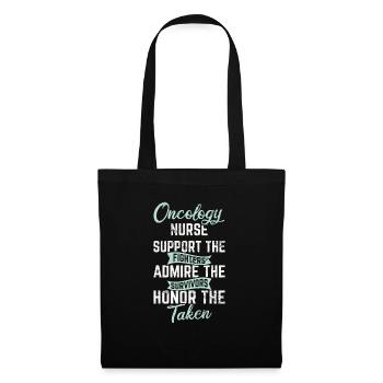 Oncology Nurse Oncology Nursing Student Oncologist - Tote Bag - black - Front