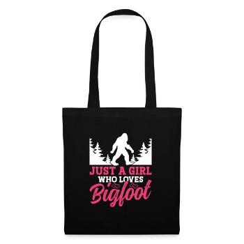 Just A Girl Who Loves Bigfoot Party Supplies - Tote Bag - black - Front