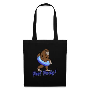 Bigfoot Party Supplies Sasquatch Pool Party - Tote Bag - black - Front