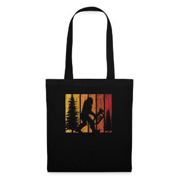 Bigfoot Joueur de tuba Musicien d’instruments de musique - Sac en tissu - noir - Devant