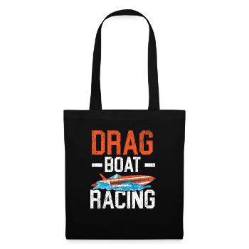 Drag Boat Racing Boat Race Boat Riding Lover - Sac en tissu - noir - Devant