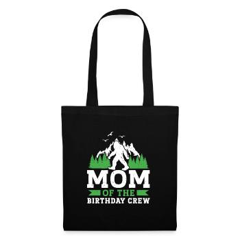 Bigfoot Party Supplies Mom Of The Birthday Crew - Tote Bag - black - Front