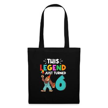 Bigfoot Party fournit cette légende qui vient d’avoir 6 ans - Sac en tissu - noir - Devant