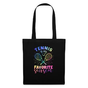 Funny Sports Fan Player Coach Tennis is mine - Tote Bag - black - Front