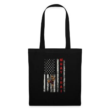 Muay Thai Fighter Kickboxer Thai Boxing Kickboxing - Tote Bag - black - Front