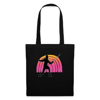 Fencing Fencing Sport Fencing - Tote Bag - black - Front