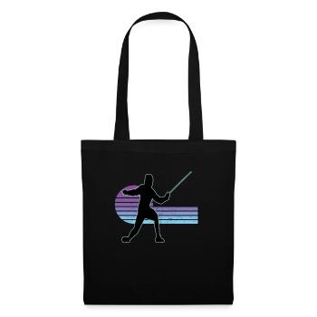Fencing Fencing Sport Fencing - Tote Bag - black - Front
