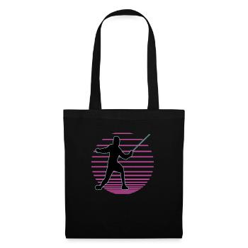 Fencing Fencing Sport Fencing - Tote Bag - black - Front