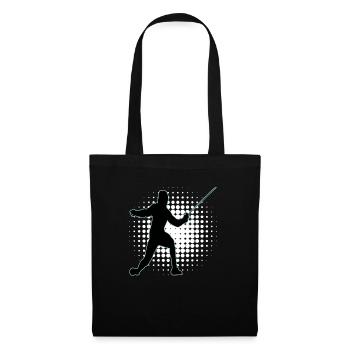 Fencing Fencing Sport Fencing - Tote Bag - black - Front