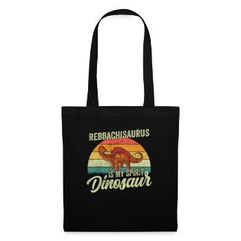 Rebbachisaurus Dinosaur Children Dino Gift - Tote Bag - black - Front
