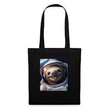 Sloth Astronaut Space Outer Space - Tote Bag - black - Front