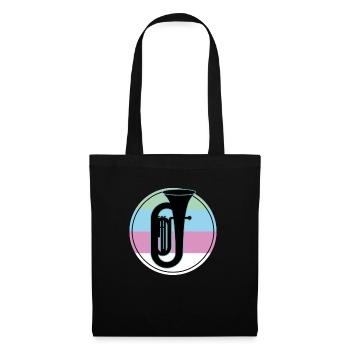 Tuba Player Tuba Musical Instrument - Tote Bag - black - Front