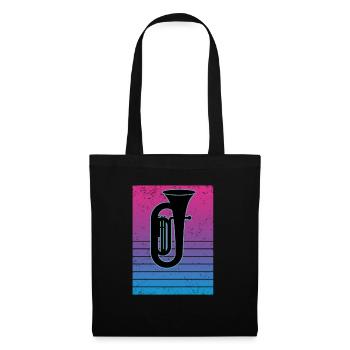 Tuba Player Tuba Musical Instrument - Tote Bag - black - Front