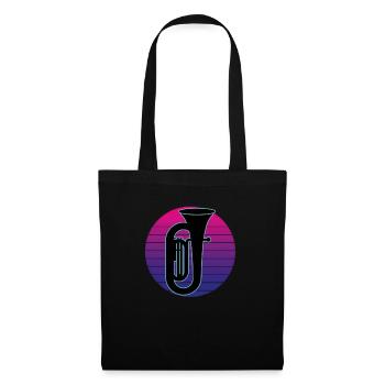 Tuba Player Tuba Musical Instrument - Tote Bag - black - Front