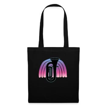 Tuba Player Tuba Musical Instrument - Tote Bag - black - Front