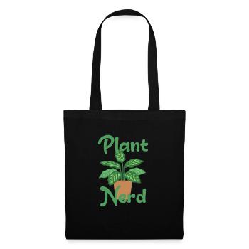 Plant Nerd Plant Flower - Stoffbeutel - Schwarz - Vorne