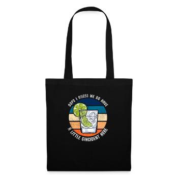We Do Have A Gincident Here Funny Gin Saying - Tote Bag - black - Front